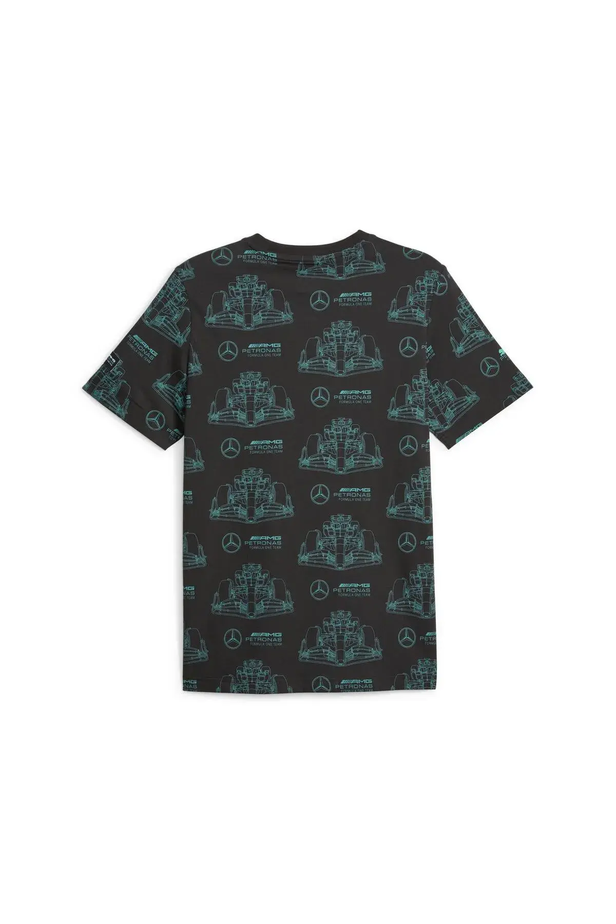 Puma MAPF1 AOP Logo Tee Siyah Erkek T-Shirt