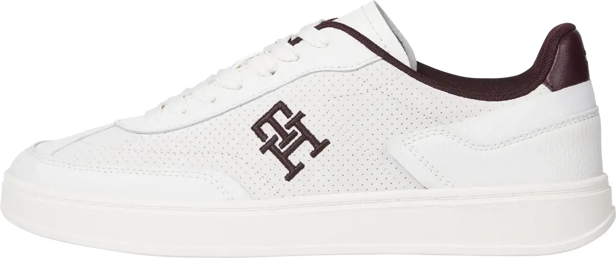 Tommy Hilfiger TH HERITAGE SNEAKER, 0K6 Beyaz Kadın Spor Ayakkabı & Sneaker