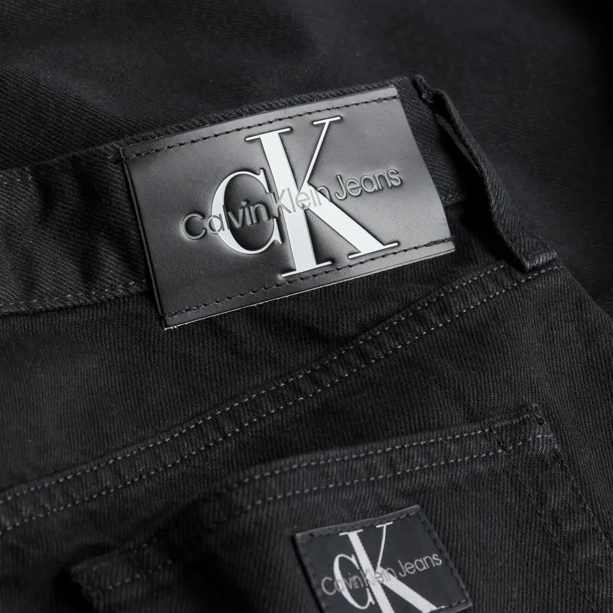 Calvin Klein 90S STRAIGHT Erkek Siyah Kot Pantolon
