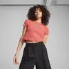 Puma WARDROBE ESS Baby Tee Pembe Kadın T-Shirt