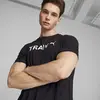 Puma Men s Graphic Tee Training Siyah Erkek/Unisex Koşu ve Performans T-Shirt