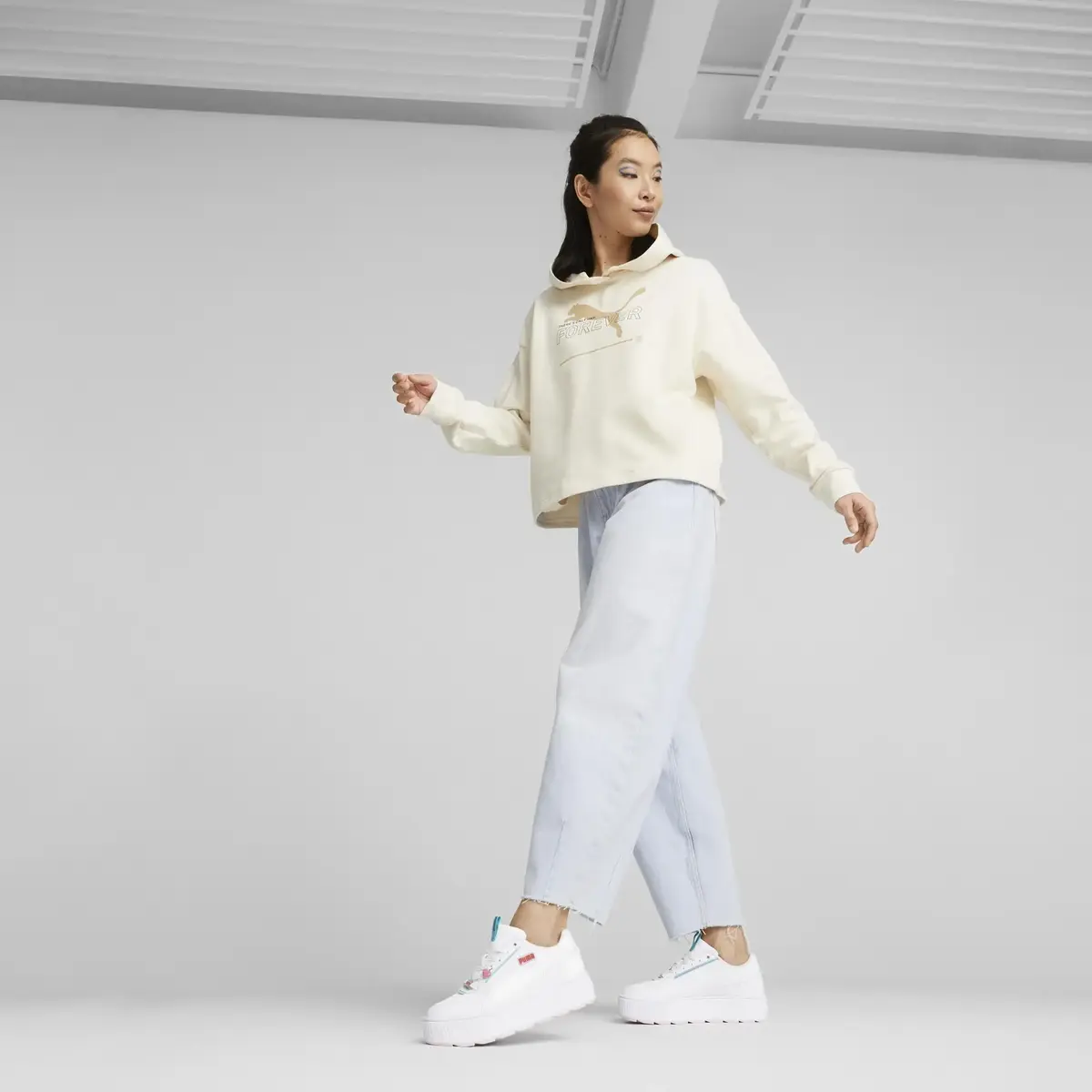 Puma Karmen Rebelle Charms Beyaz Kadın Günlük Spor Ayakkabı