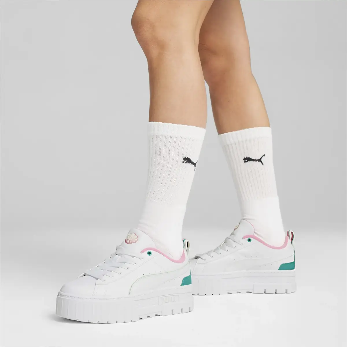 Puma Mayze Retro Resort Wns Beyaz Kadın Günlük Spor Ayakkabı