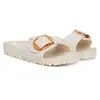 Birkenstock Madrid Eva Big Buckle Beyaz Kadın Plaj Terliği