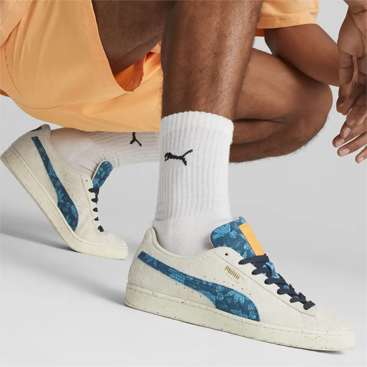 Puma Suede Gentle Jungle Beyaz Erkek Günlük Spor Ayakkabı