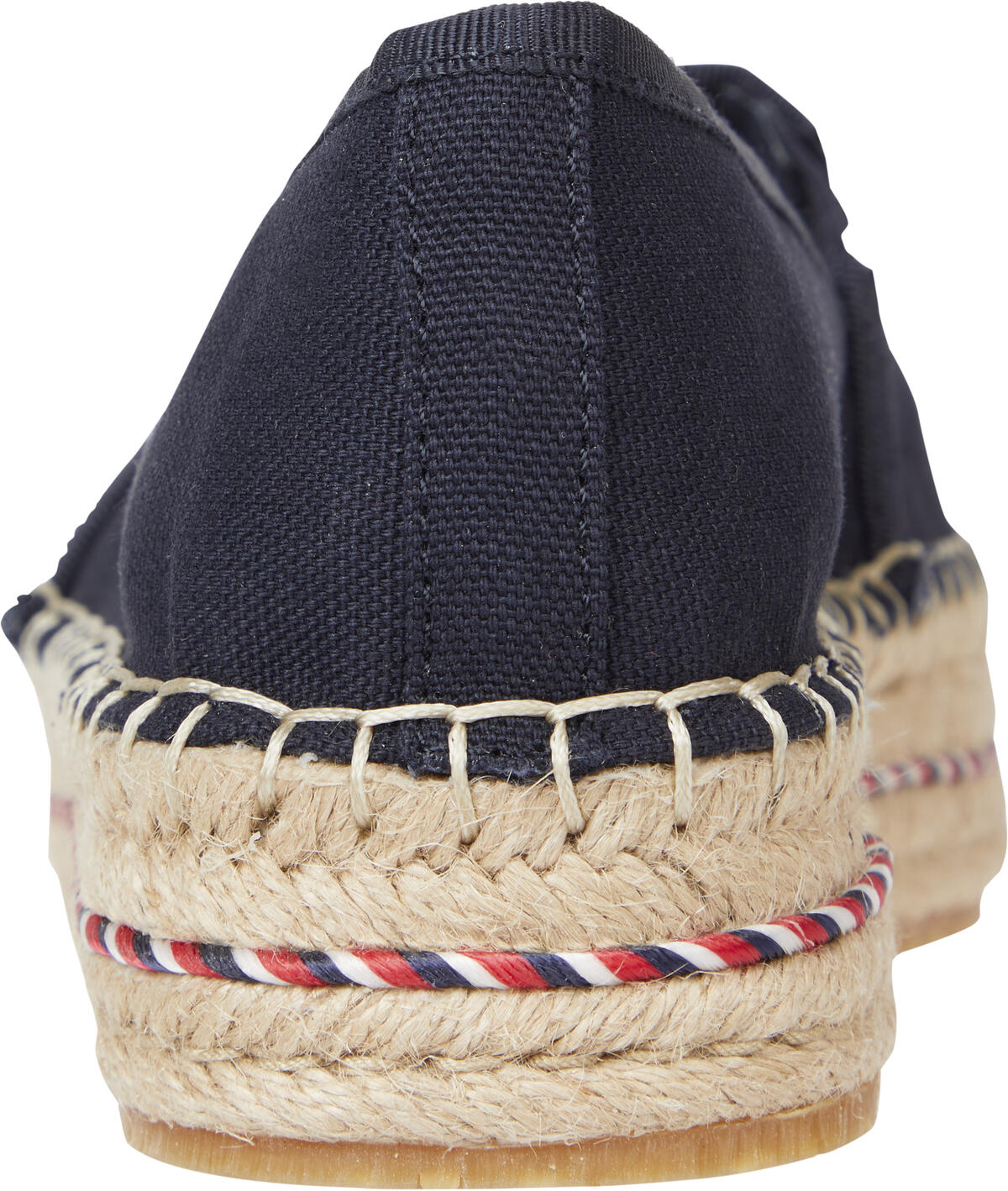 Tommy Hilfiger TH EMBROIDERED FLATF Kadın Siyah Ayakkabı