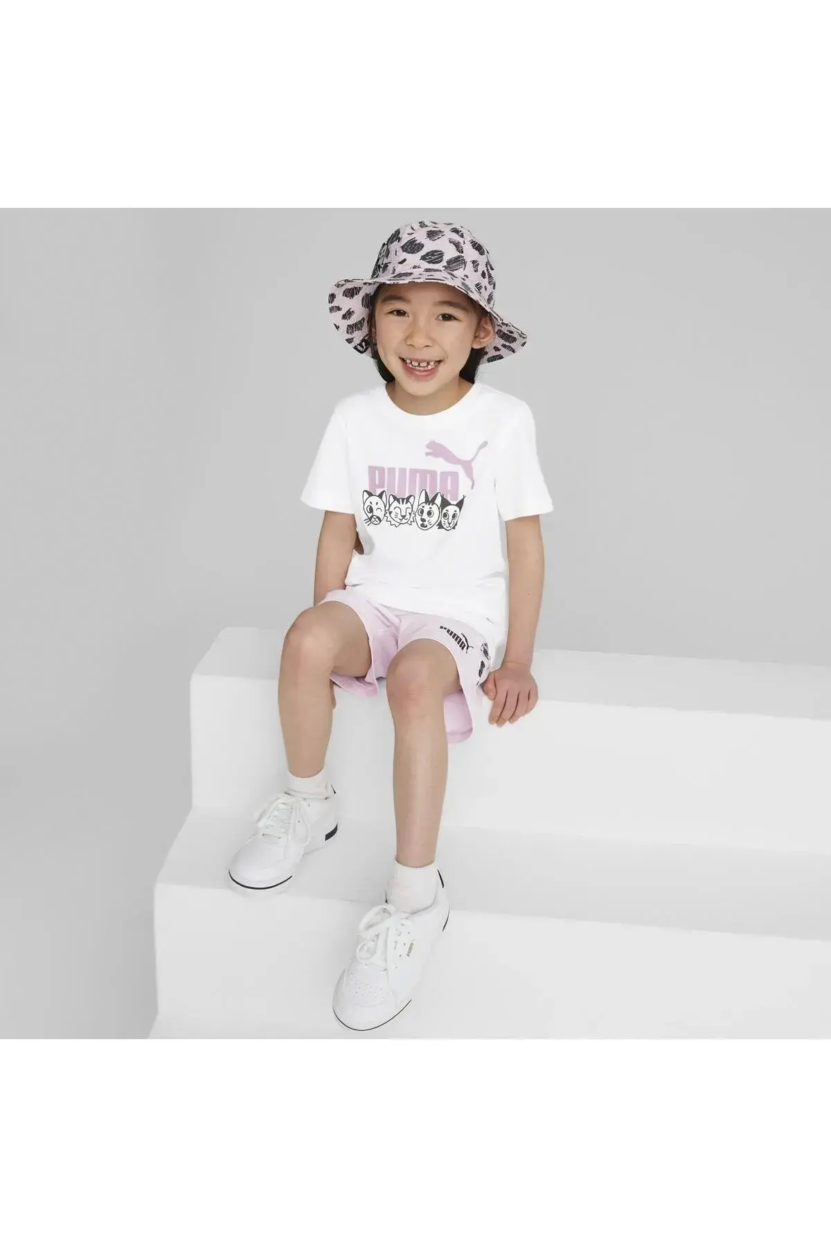 PUMATE Bucket Hat Jr Pearl Pink