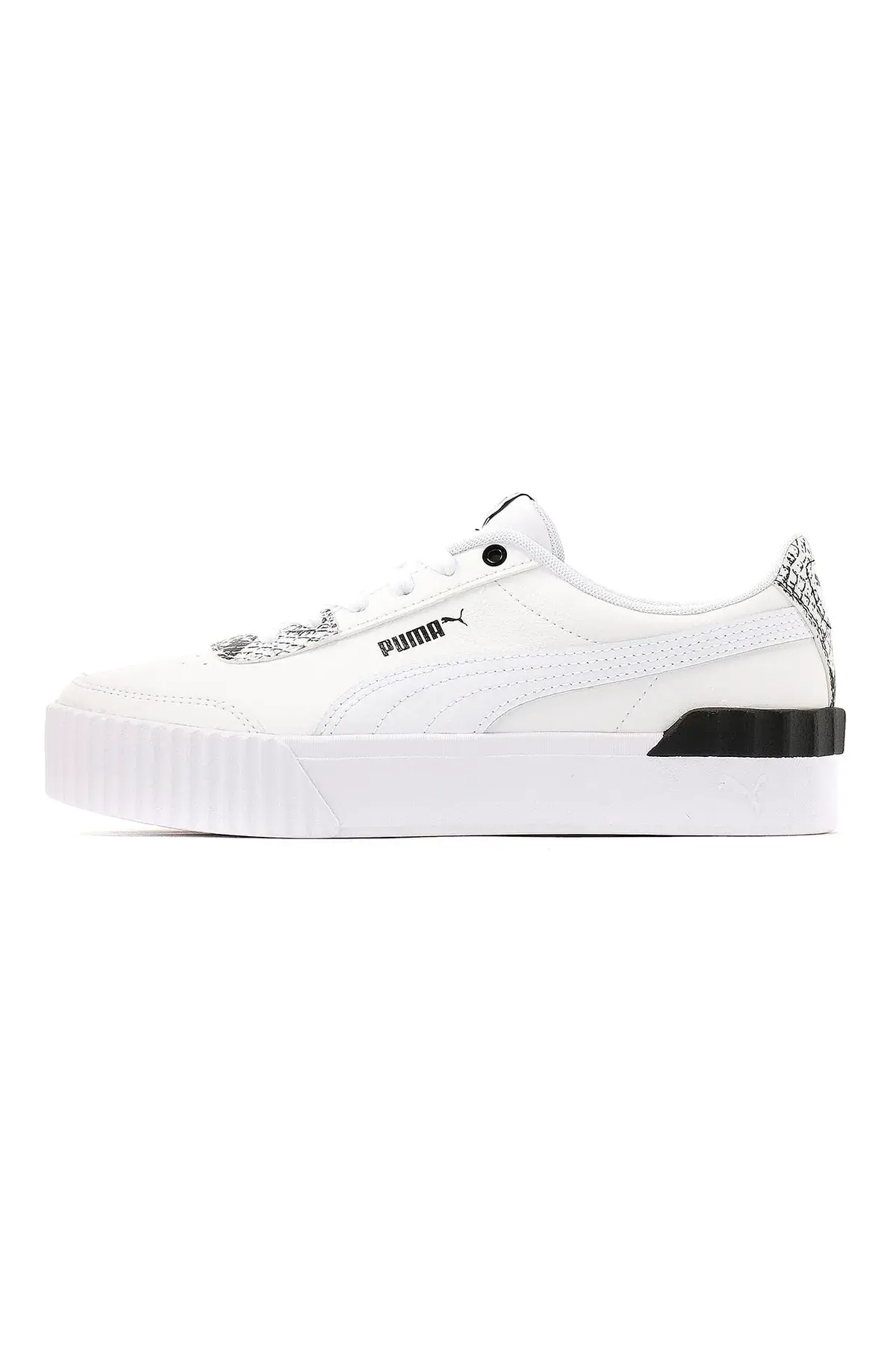 Puma Carina Lift Reptile Beyaz Kadın Günlük Spor Ayakkabı