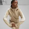 Puma EVOSTRIPE FZ Hoodie Açık Kahve Kadın Sweatshirt