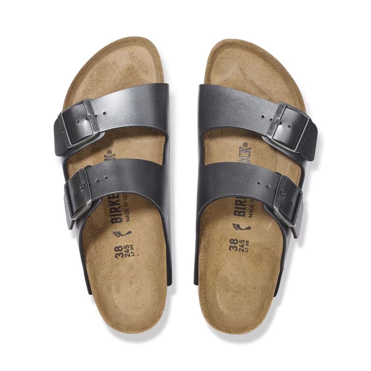 Birkenstock Arizona Bf Metallic Siyah Kadın Terlik
