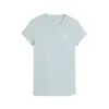 Puma CLASSICS Ribbed Slim Tee Yeşil Kadın T-Shirt