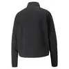 Puma EVOSTRIPE Half-Zip Crew Siyah Kadın Yarım Fermuarlı Sweatshirt