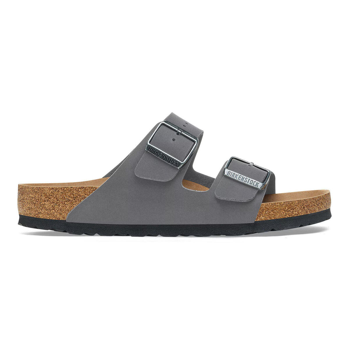 Birkenstock ARIZONA BF NU EARTHY VEGAN Gri Kadın Çift Bantlı Terlik
