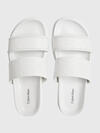 Calvin Klein FLAT SLIDE EPI MONO, 0K6 Beyaz Kadın Terlik