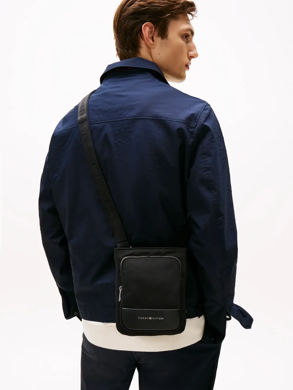 Tommy Hilfiger TH BUSINESS NYLON MI, BDS Siyah Erkek Çanta & Cüzdan