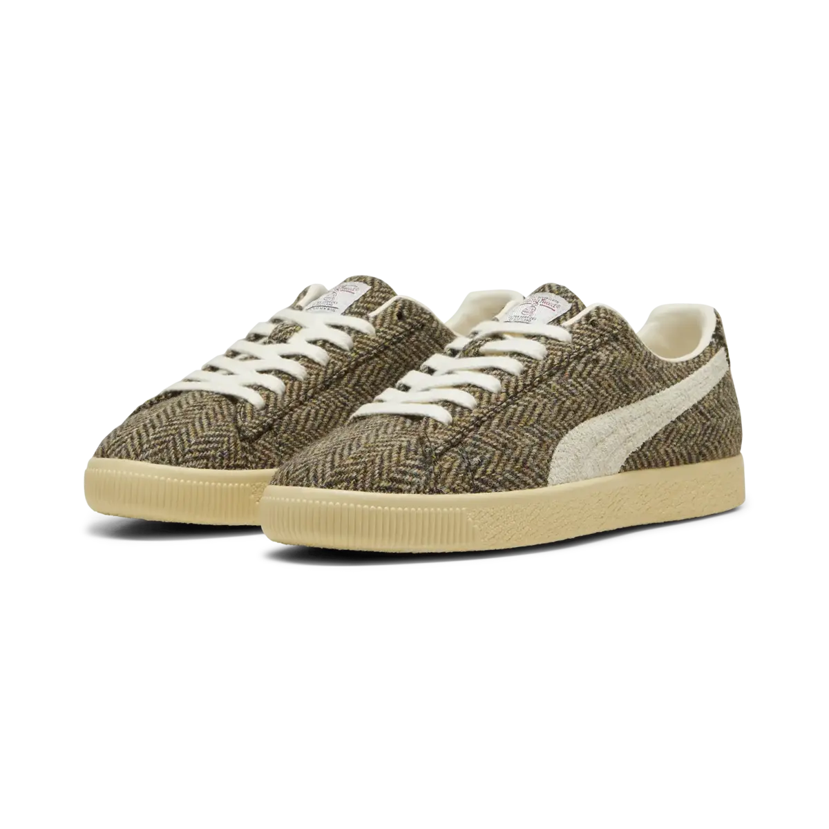 Puma Clyde Harris Tweed Kahverengi Erkek Spor Ayakkabı