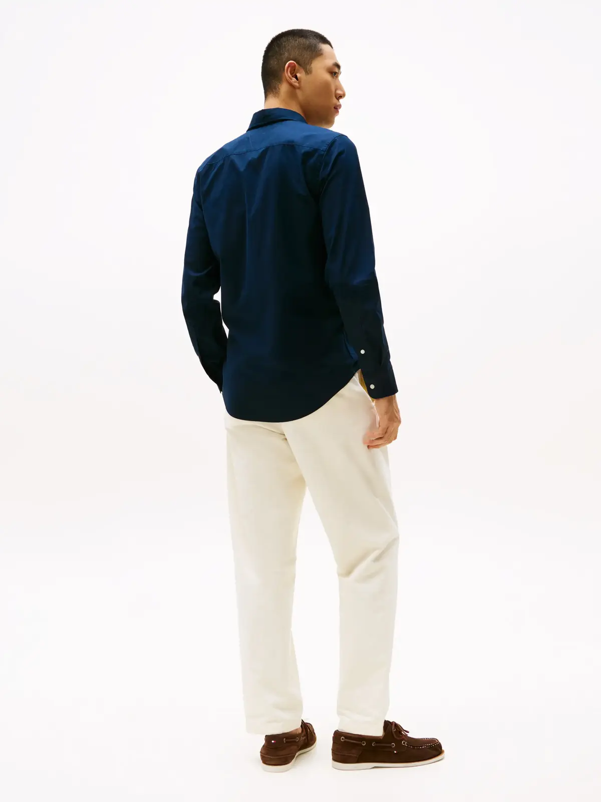 Tommy Hilfiger FLEX POPLIN KENT COL, DW5 Siyah Erkek Gömlek