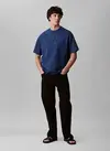 Calvin Klein SS HI LOW EMB 16S JERSEY CN TEE Mavi Erkek Tişört Calvin Klein SS HI LOW EMB 16S JERSEY CN TEE Mavi Erkek Tişört