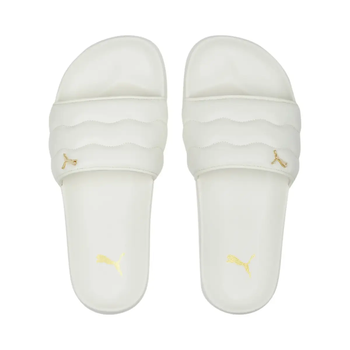 Puma Leadcat 2.0 Puffy Bej Kadın Sandalet