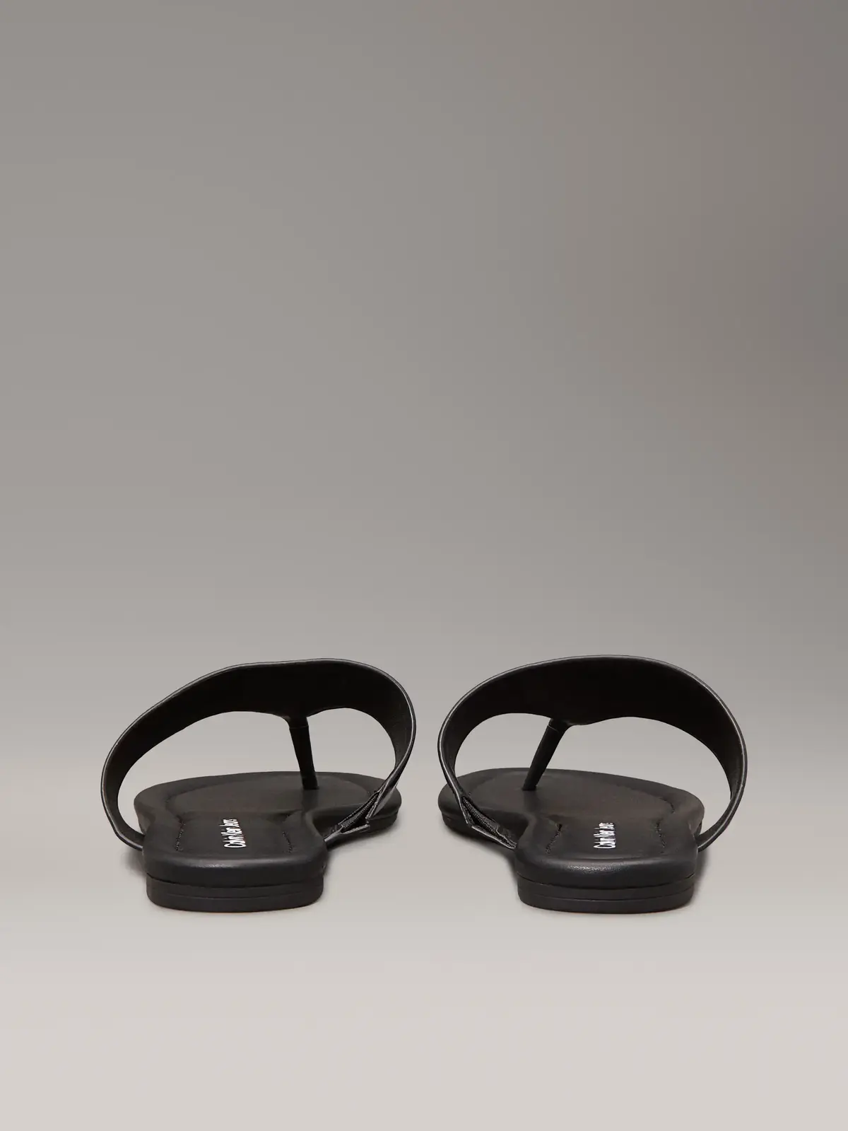 Calvin Klein FLAT SANDAL TOEPOST, 0GJ Siyah Kadın Terlik