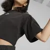 Puma DARE TO Cropped Relaxed Tee Siyah Kadın T-Shirt
