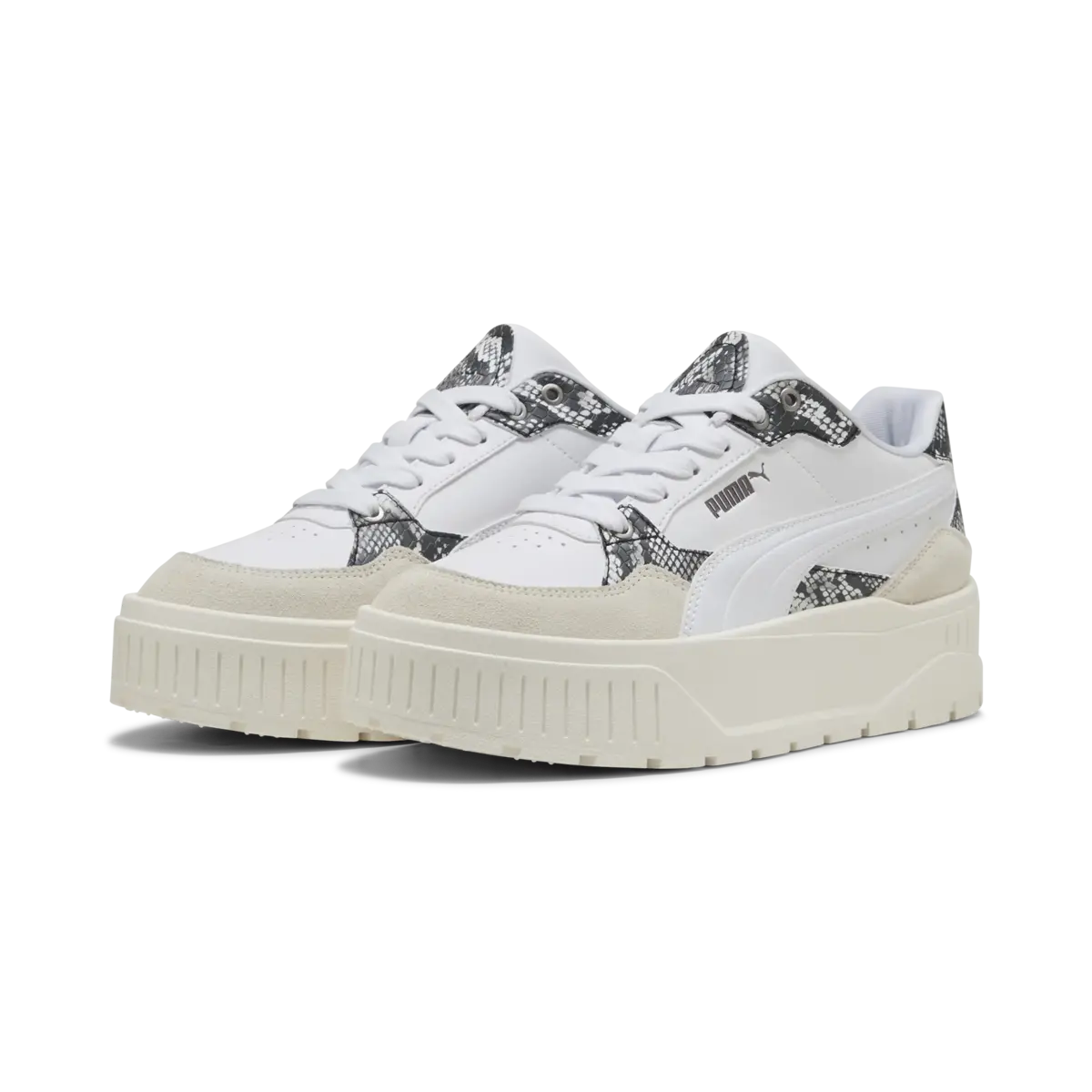 Puma Karmen II Idol Snake Chic Beyaz Kadın Spor Ayakkabı