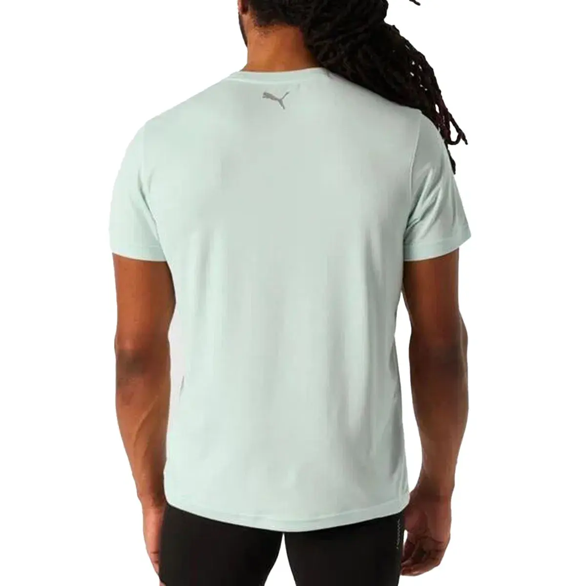 Puma GRAPHICS RUNNING ILLUSTRATIO Mavi Erkek T-Shirt