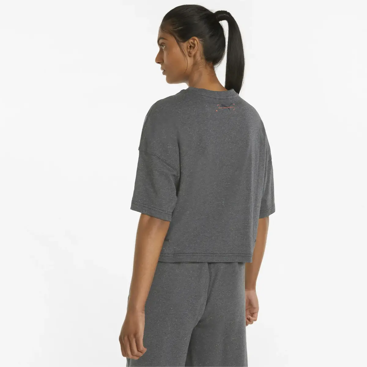 Puma RE:Collection Oversized Tee Dark Gray He Gri Kadın T-Shirt