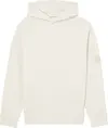 Calvin Klein VELVET CORDUROY HOOD Erkek Krem Hoodie