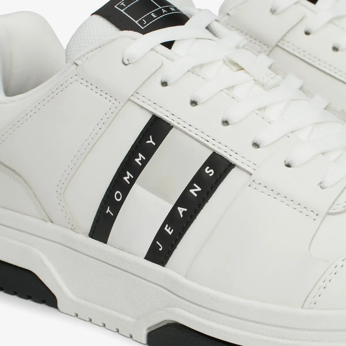 Tommy Hilfiger THE BROOKLYN LEATHER, Erkek Beyaz Spor Ayakkabı