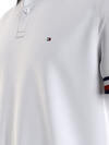 Tommy Hilfiger MONOTYPE GS CUFF SLI Erkek Beyaz Polo T-Shirt