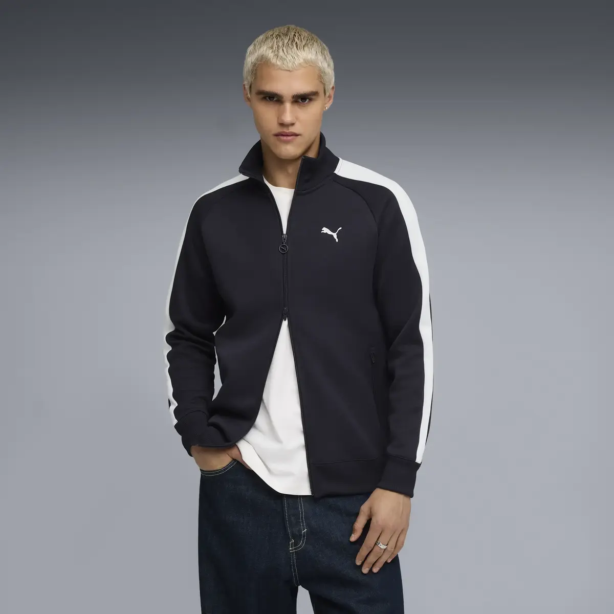 Puma T7 ALWAYS ON Track Jacket Lacivert Erkek Ceket