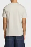 Calvin Klein SS 30s EU CALVIN LINE BOGO GRAPH Bej Erkek Tişört