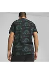 Puma MAPF1 AOP Logo Tee Siyah Erkek T-Shirt