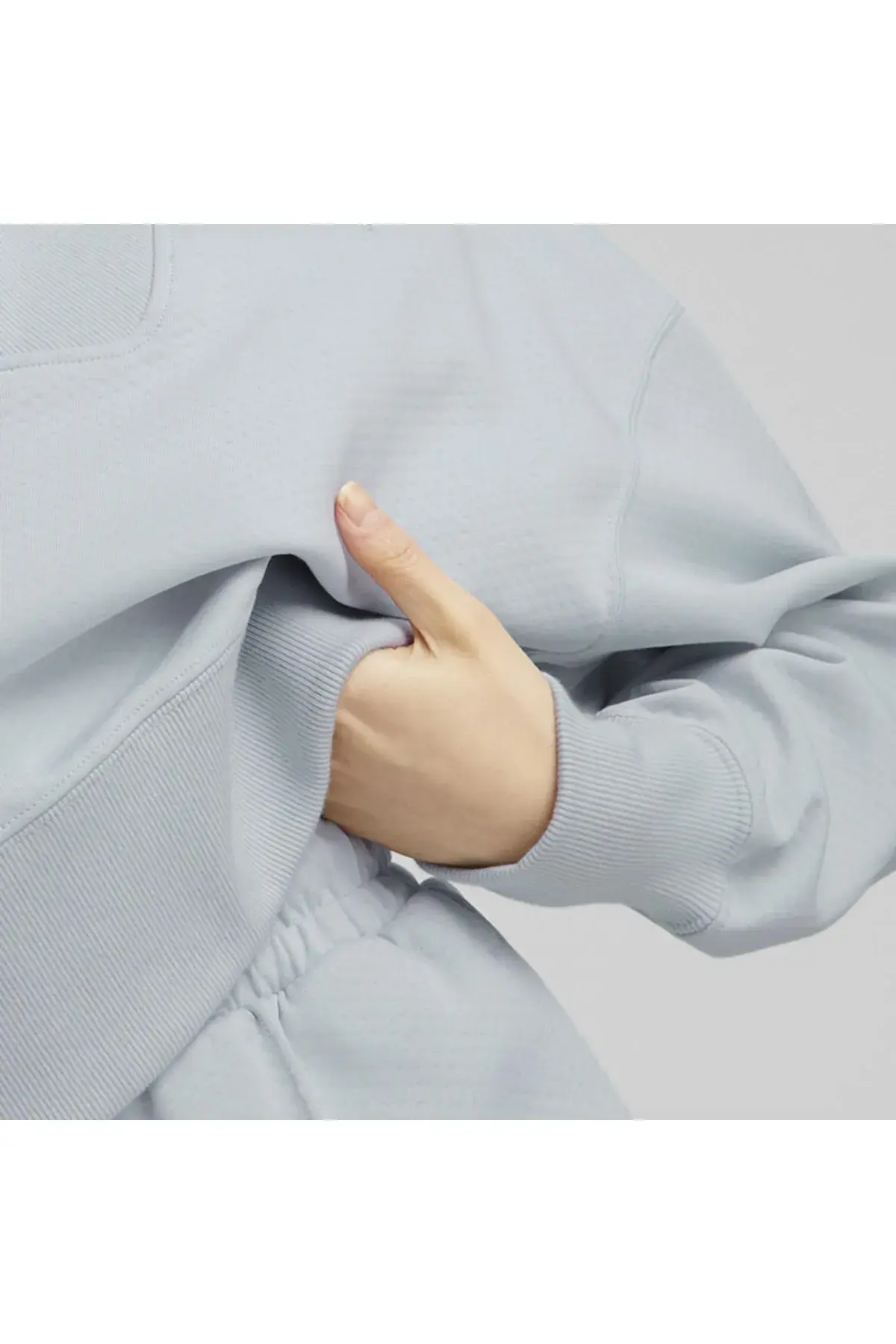 Puma Infuse Half Platin Gri Kadın Yarım Fermuarlı Sweatshirt