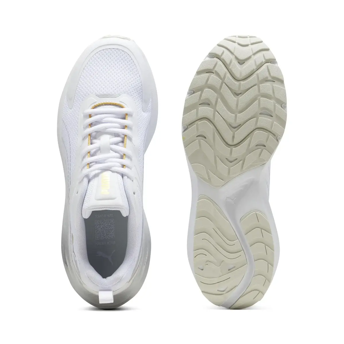 PUMA Hypnotic Metallic Shine Beyaz Unisex Yürüyüş ve Koşu Ayakkabısı