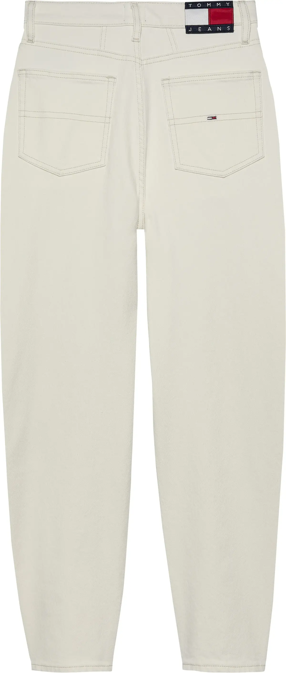 Tommy Hilfiger MOM JEAN UH TPR BI4, 1CE Krem Kadın Jean Pantolon