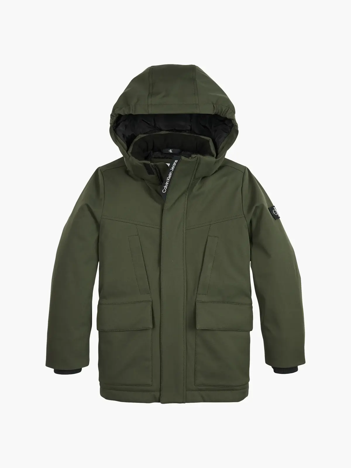 Calvin Klein TECHNICAL PARKA JACK Erkek Haki Şişme Mont