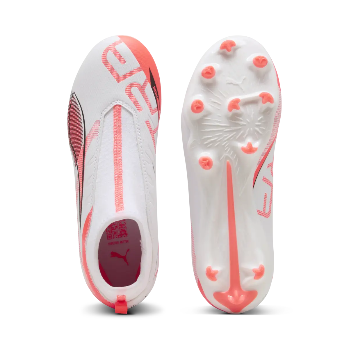 Puma ULTRA 5 MATCH+ LL FG/AG Jr Beyaz Çocuk Krampon