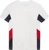 Tommy Hilfiger SPORT COLORBLOCK TEE Erkek Beyaz T-Shirt