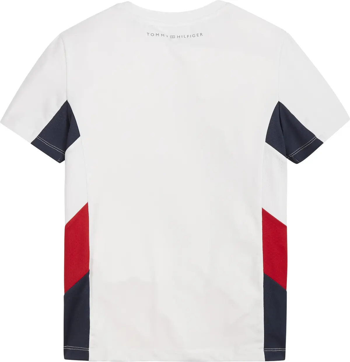 Tommy Hilfiger SPORT COLORBLOCK TEE Erkek Beyaz T-Shirt
