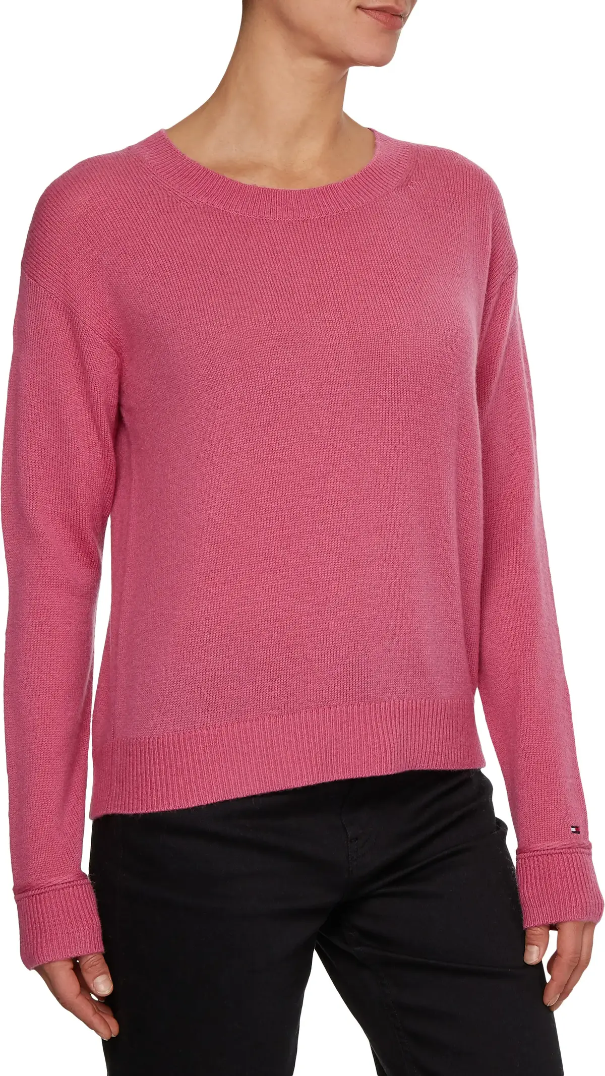 Tommy Hilfiger SOFTWOOL C-NK SWEATE Kadın Pembe Kazak