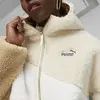Puma Big Cat Hooded Kadın Bej Sherpa Ceket