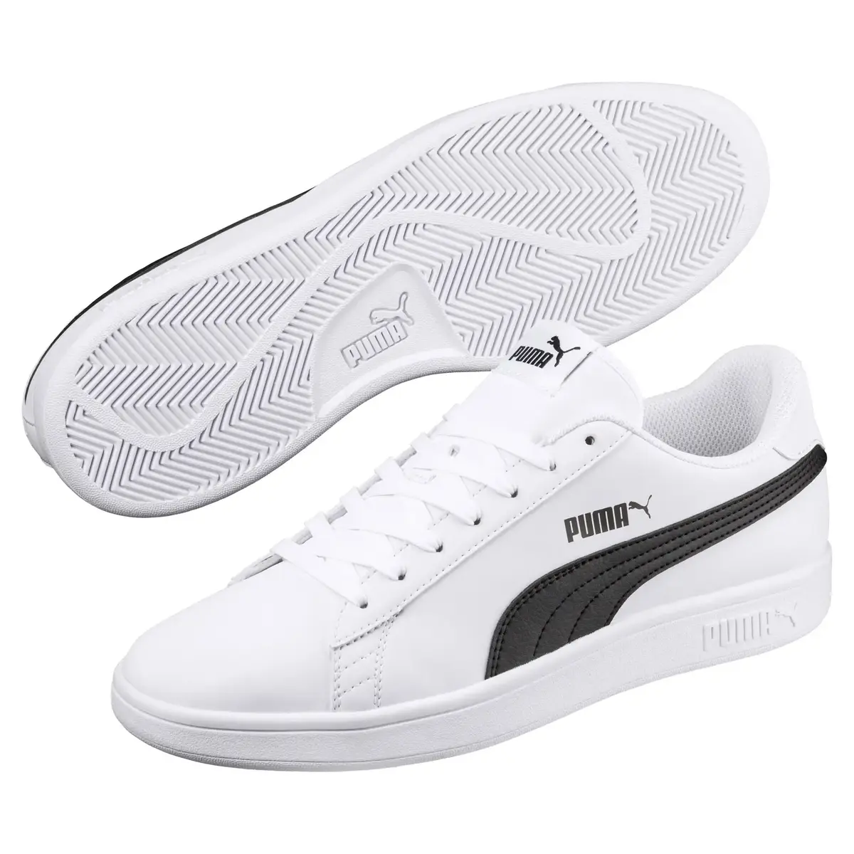 Puma Smash v2 Buck - Beyaz Erkek/Unisex Günlük Spor Ayakkabı
