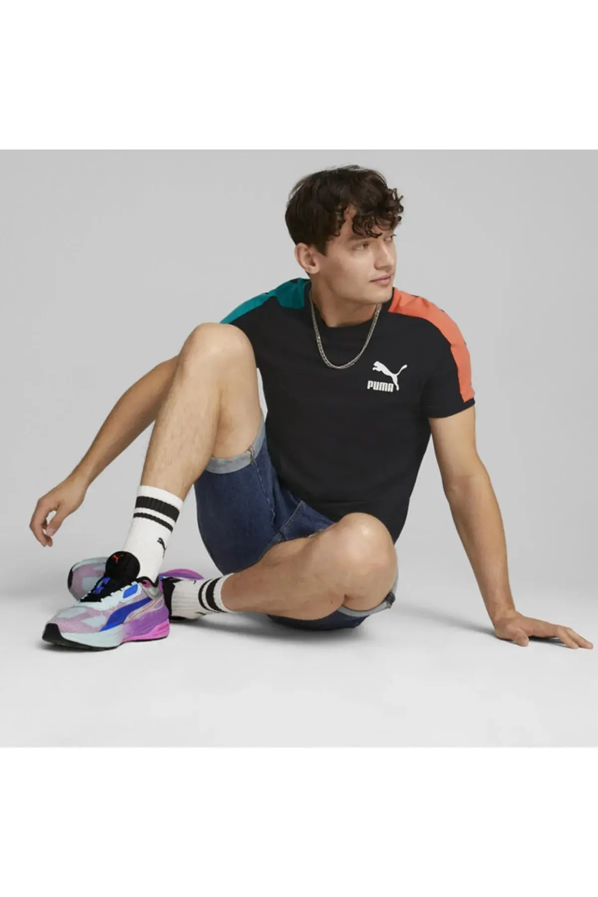 Puma Iconic T7 Tee Siyah Erkek T-Shirt