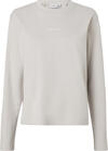 Calvin Klein MICRO LOGO ESS SWEAT Kadın Krem Sweatshirt