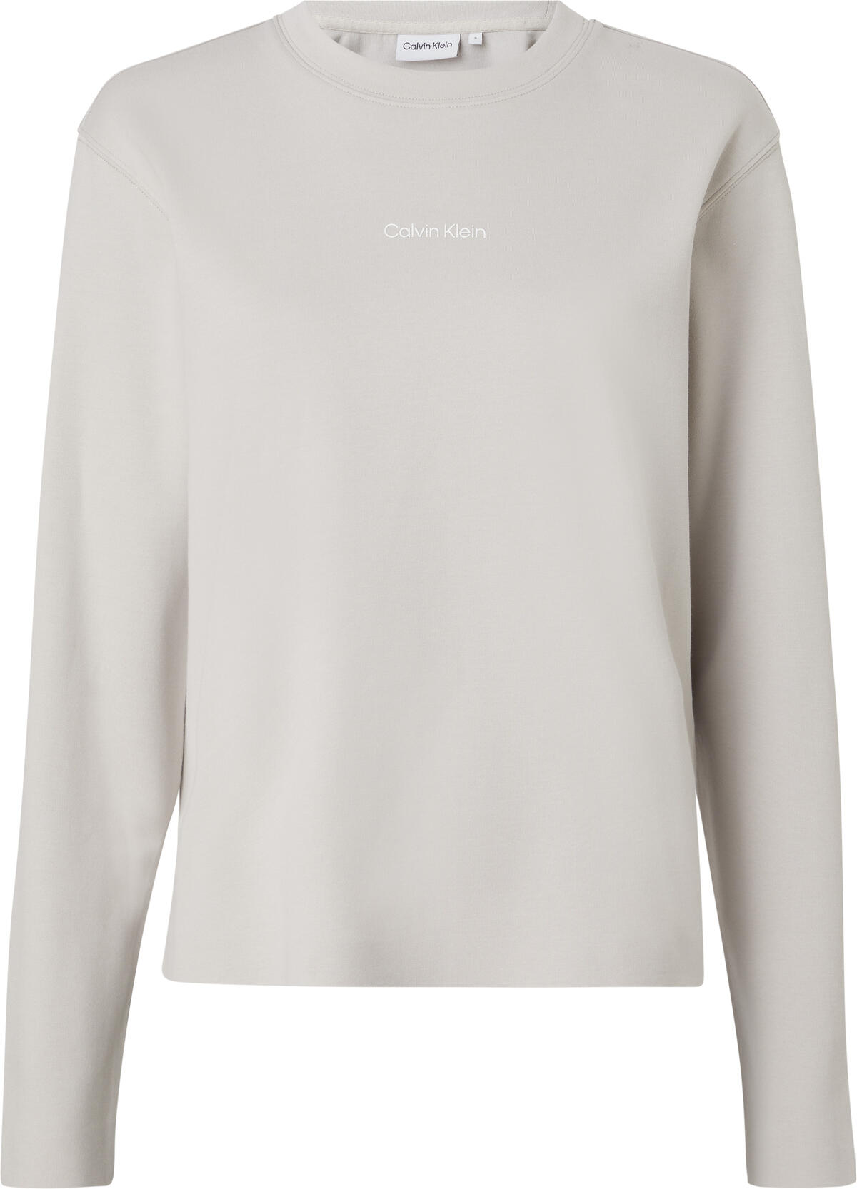 Calvin Klein MICRO LOGO ESS SWEAT Kadın Krem Sweatshirt