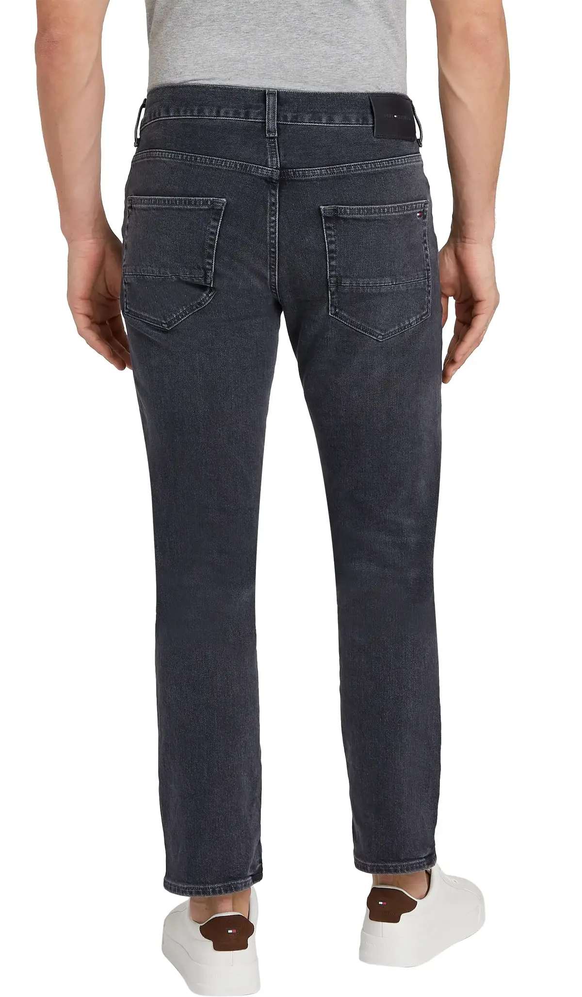 Tommy Hilfiger STRAIGHT DENTON STR, 1B7 Gri Erkek Jean Pantolon