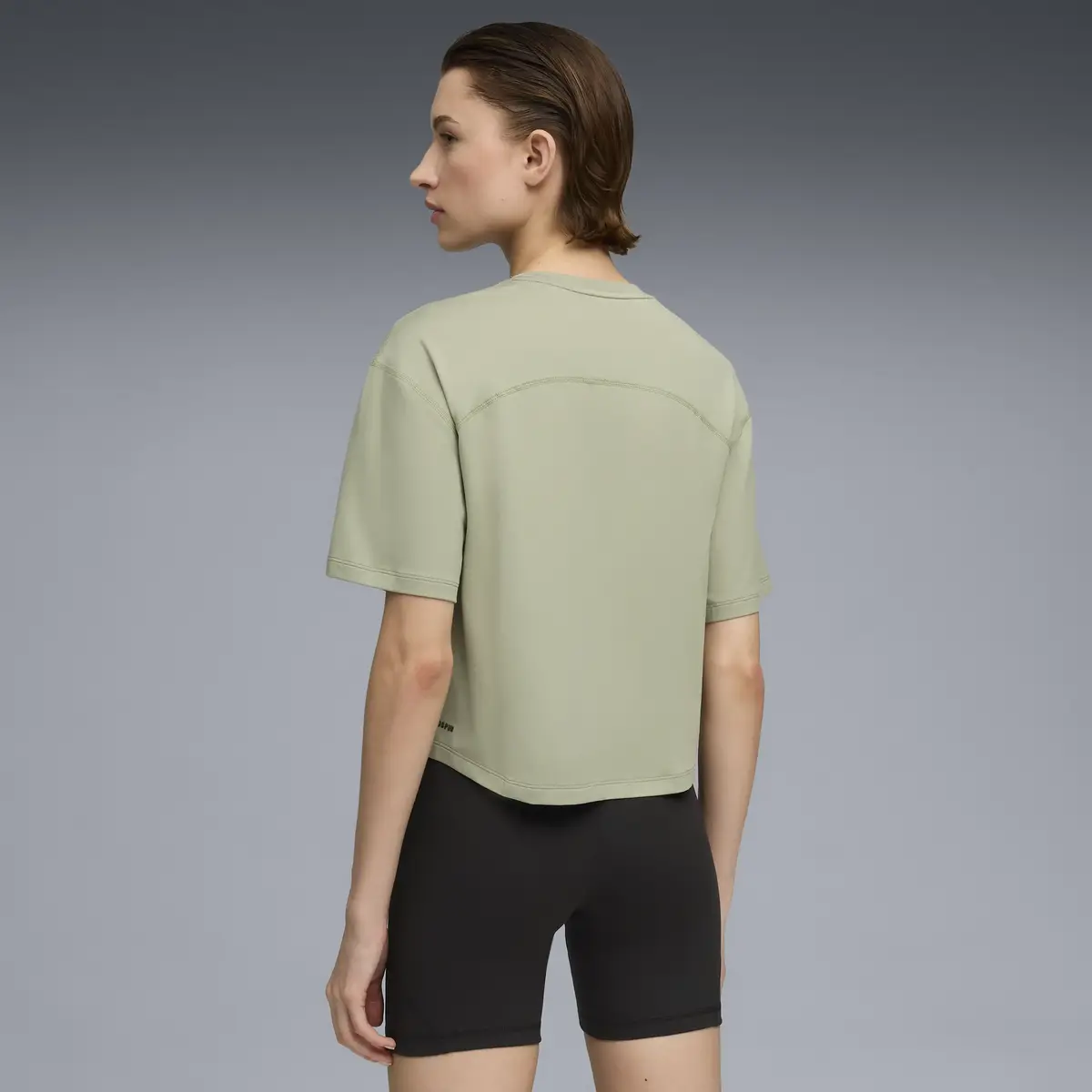 Puma W CLOUDSPUN RELAXED TEE Yeşil Kadın T-Shirt