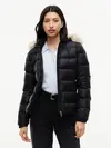 Tommy Hilfiger TJW BASIC HOODED DOW, BDS Siyah Kadın Mont